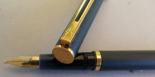 WATERMAN'S SUPERMASTER FOUNTAIN PEN IN MATTE BLACK