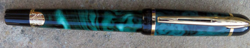 WATERMAN's PHILEAS Fountain Pen in Marbled Green