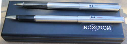 INOXCROM STAINLESS FOUNTAIN PEN Set