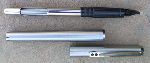 INOXCROM STAINLESS FOUNTAIN PEN Set