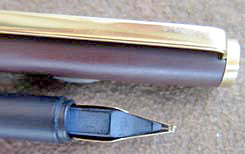 Montblanc SL-Line Fountain Pen in Brown with Left Foot Oblique Nib