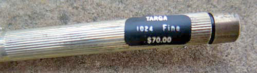 Sheaffer Slim Targa Pencil in Sterling Silver