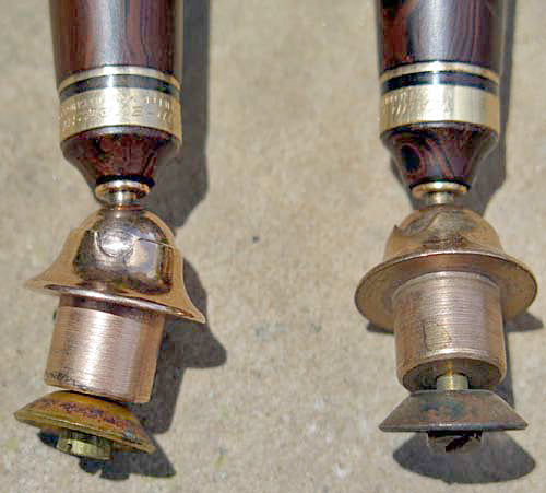 DORIC ROSEWOOD DESK BASE SOCKETS