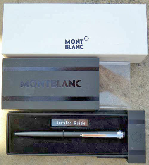 MONTBLANC BLACK SCENIUM BALLPOINT