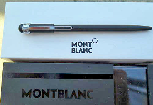 MONTBLANC BLACK SCENIUM BALLPOINT