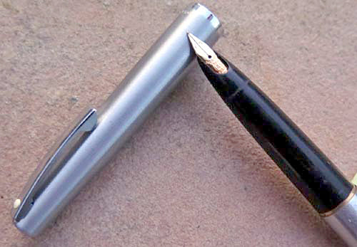 Lady Sheaffer Fountain Pen in Brushed Stainless