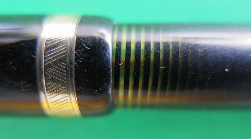 Parker Vacumatic Fountain Pen in Black Laminate