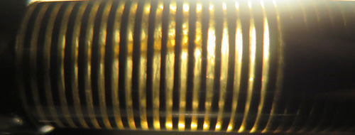 Parker Vacumatic Fountain Pen in Black Laminate