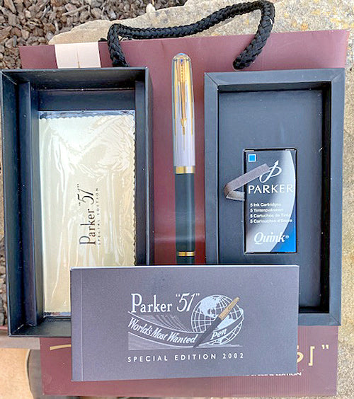 Parker 51 Classic Black Special Edition with Empire Cap in Broad