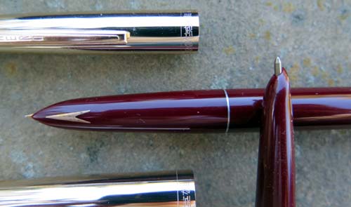 Hero Fountain Pen + Ballpoint Set in Burgundy
