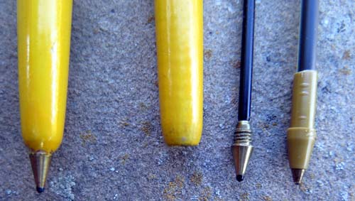 Korean Ballpoint Pens, Carved + Hand Painted, Set of 11