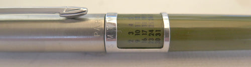 Parker Jotter Calendar in Olive Green