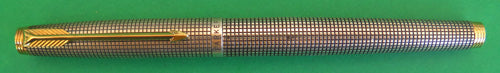 PARKER 75 CISELE STERLING FOUNTAIN PEN