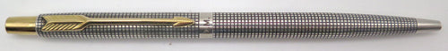 PARKER "CLASSIC" CLICKER BALLPOINT IN STERLING SILVER CISELE PATTERN