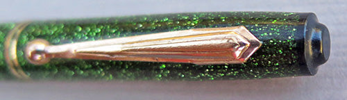 Parker Pencil in Green Glitter Made for Woolworth
