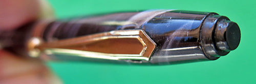 SAFFORD CHICAGO PENCIL IN BLUE SWIRL