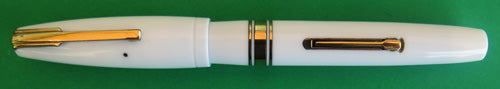 WATERMAN 100 YEAR DOCTOR'S FOUNTAIN PEN in White
