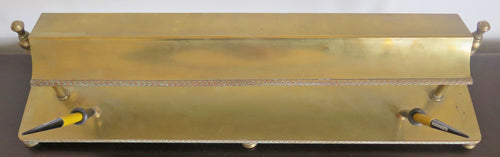 Brass Lamp + Pen Desk Base