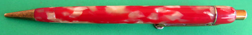 Unbranded Pencil in Red + Pearlescent Cream