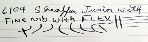 SHEAFFER JUNIOR FOUNTAIN PEN IN BLACK/GREY MARBLE