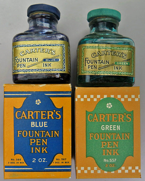 Carter's Fountain Pen Ink in Green