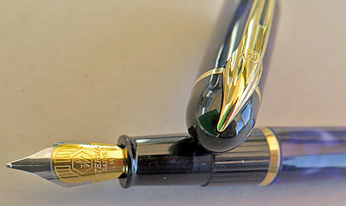 WATERMAN's PHILEAS Fountain Pen in Marbled Blue