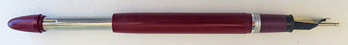 SHEAFFER SARATOGA SNORKEL IN (EARLIER, LIGHTERT) BURGUNDY