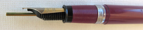 SHEAFFER SARATOGA SNORKEL IN (EARLIER, LIGHTERT) BURGUNDY