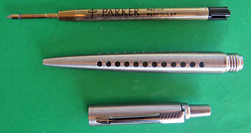 PARKER JOTTER IN PERFERATED STAINLESS STEEL