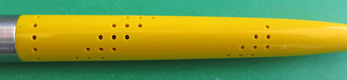 PARKER JOTTER IN PERFERATED YELLOW ACRYLIC