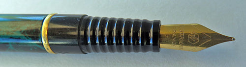 WATEREMAN'S LAUREAT II FOUNTAIN PEN IN BLUE / BLACK MARBLE