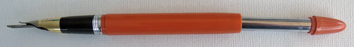 SHEAFFER SENTINEL DELUX SNORKEL IN MANDARIN ORANGE