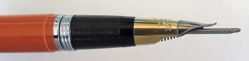 SHEAFFER SENTINEL DELUX SNORKEL IN MANDARIN ORANGE