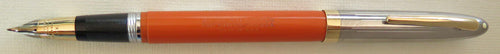 SHEAFFER SENTINEL DELUX SNORKEL IN MANDARIN ORANGE