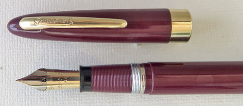 SHEAFFER SARATOGA SNORKEL IN DARK BURGANDY