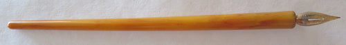 ORANGE BAKELITE DIP PEN