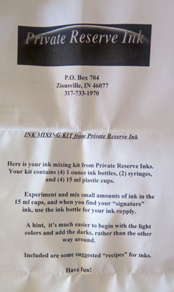 PRIVATE RESERVE INK MIXING KIT