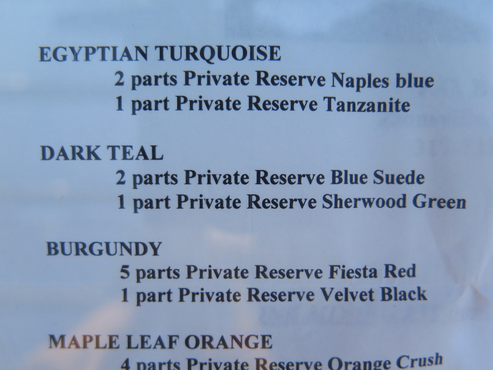 PRIVATE RESERVE INK MIXING KIT