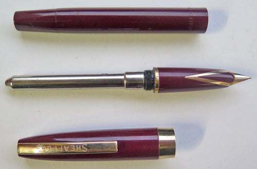 SHEAFFER IMPERIAL TOUCHDOWN FOUNTAIN PEN IN BURGUNDY