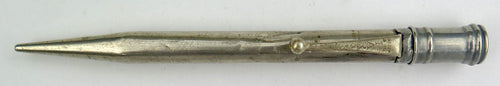PARKER PENCIL with FLAT TOP in NICKEL-PLATED  METAL