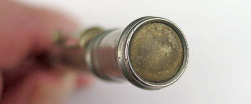 PARKER PENCIL with FLAT TOP in NICKEL-PLATED  METAL