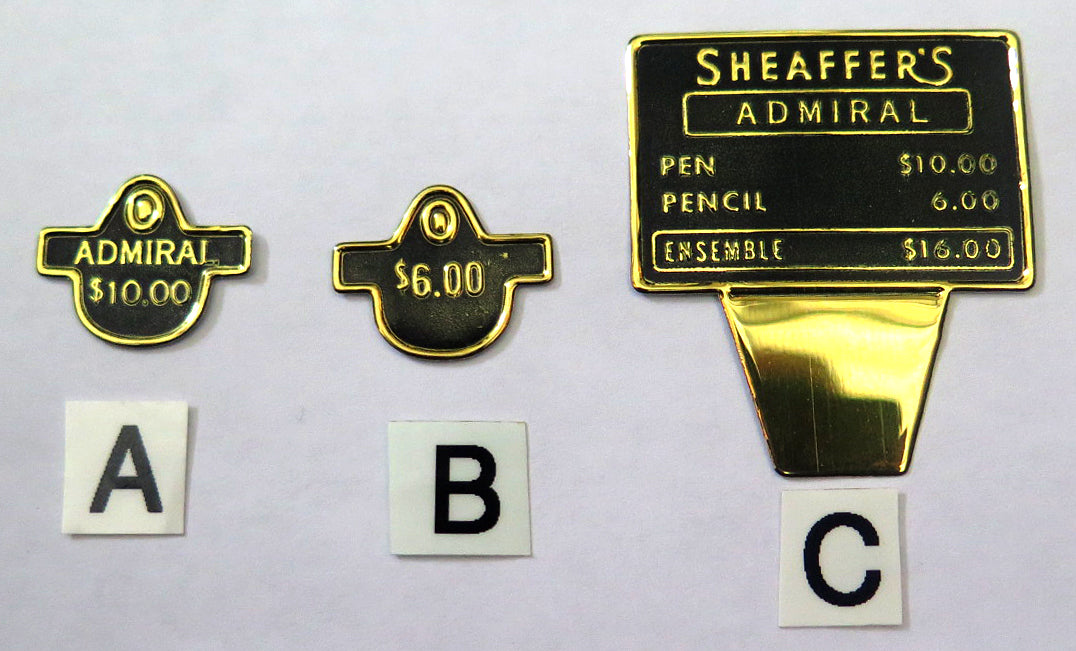 Sheaffer Clip & Box Tags