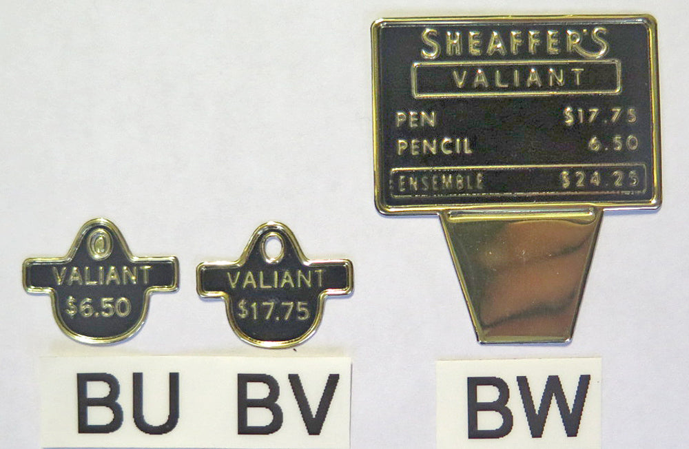 Sheaffer Clip & Box Tags