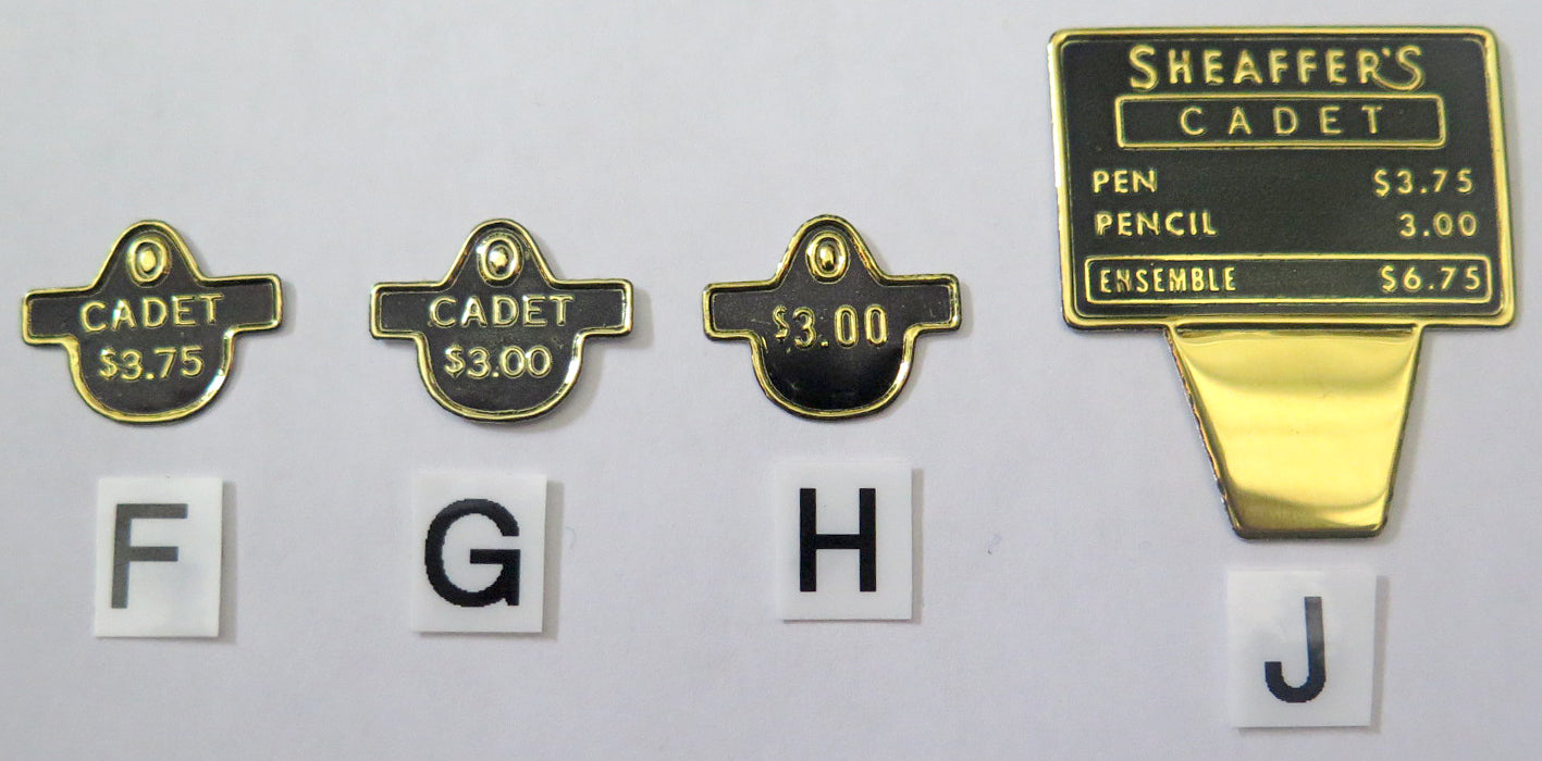 Sheaffer Clip & Box Tags