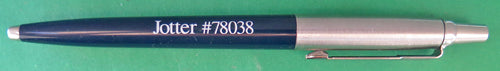 Parker Jotter Sales Person's Sample Pen in Dark Blue