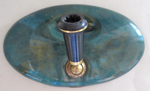 Parker Desk Base: Cermaic Green Marble + Pen