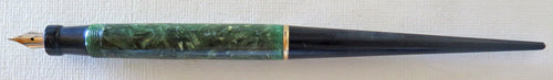 Parker Desk Base: Cermaic Green Marble + Pen