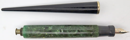 Parker Desk Base: Cermaic Green Marble + Pen