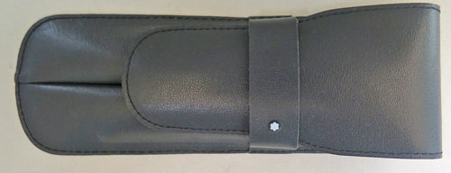 Montblanc Leather Pen Case in Charcoal