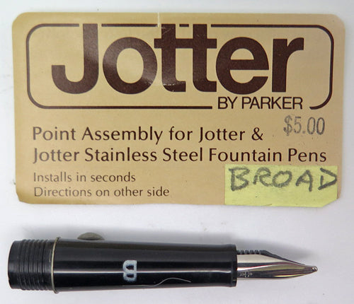 PARKER JOTTER FOUNTAIN PEN NIB/SECTION/FEED